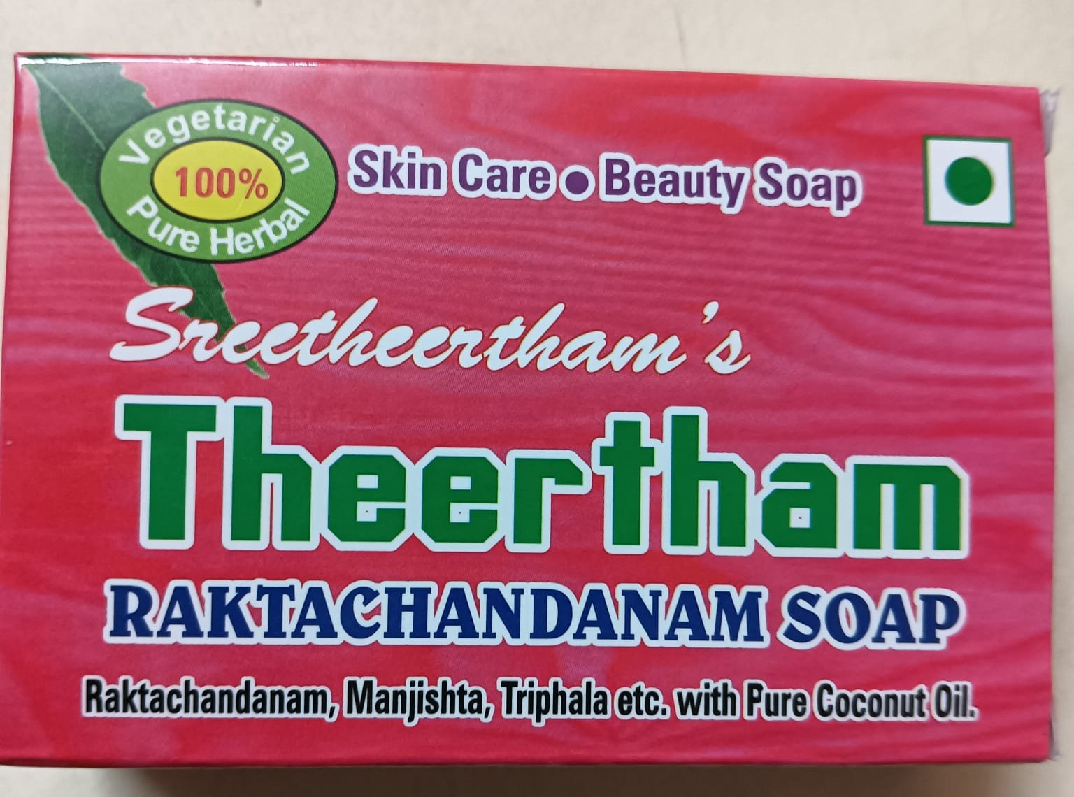 Theertham Rakthachandan Soap - Sree Theertham Enterprises